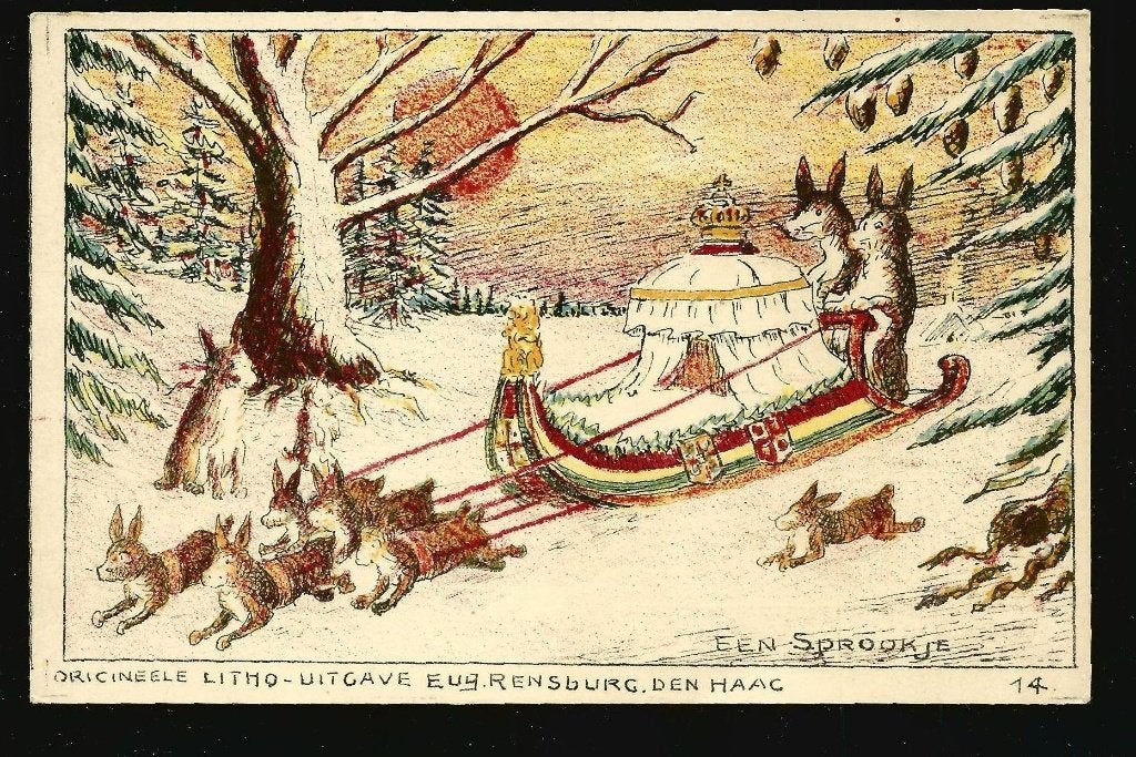 Eug Rensburg Een sprookje Z11, Verzamelen, Ophalen of Verzenden, Voor 1920, Ongelopen, Sterren en Beroemdheden