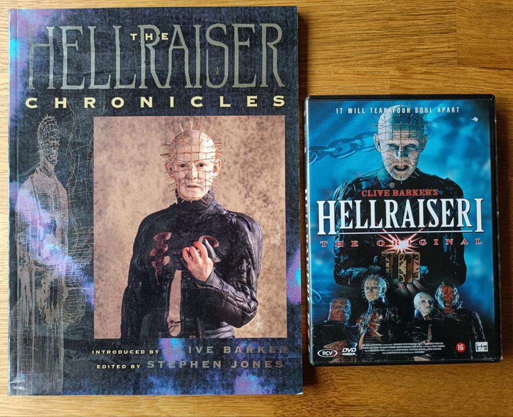 Hellraiser I The Original DVD + Hellraiser Chronicles Boek, Vanaf 16 jaar, Ophalen of Verzenden, Gebruikt, Gore
