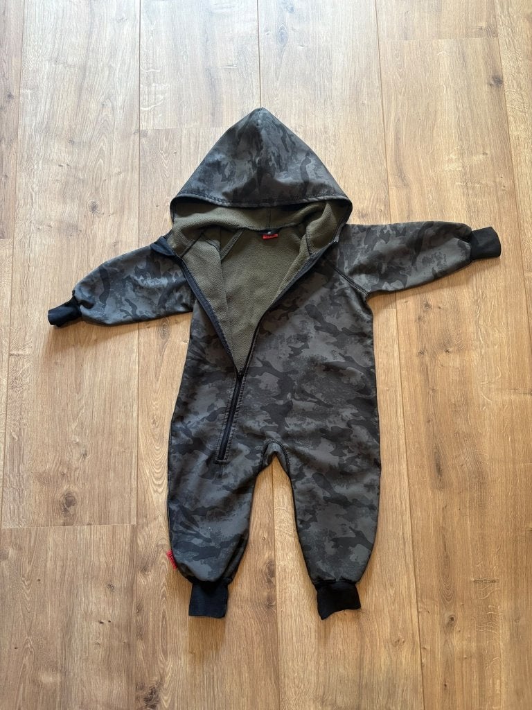 iELM pak Legerprint - Softshellpak buitenspeelpak Maat 86, Kinderen en Baby's, IELM, IELM, Gebruikt, Onbekend