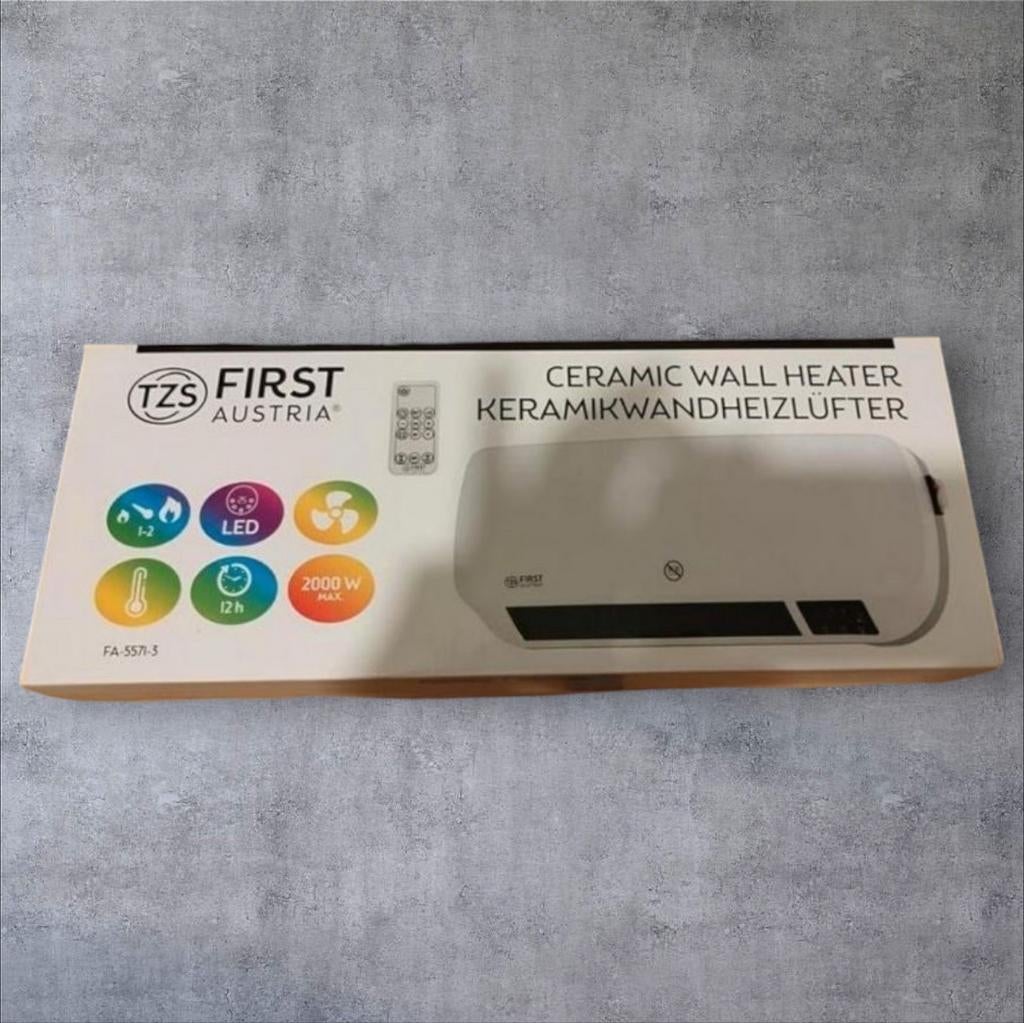 First Austria Keramische Wandkachel, Doe-het-zelf en Verbouw, Verwarming en Radiatoren, Nieuw, Kachel, 800 watt of meer, Ophalen of Verzenden