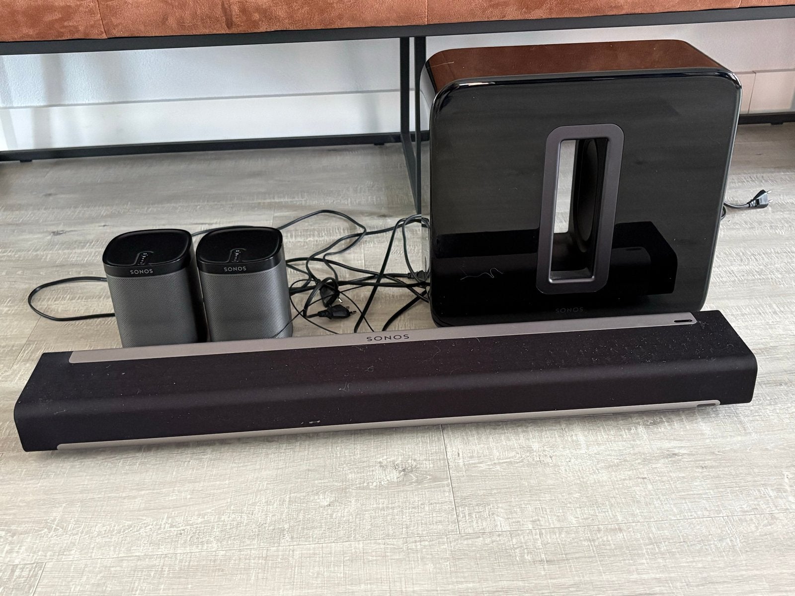 Sonos Home Cinema Set: Playbar, Sub & 2x Play:1, 70 watt of meer, Overige spelers, Ophalen, Overige merken
