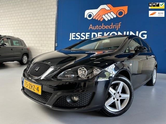 Seat Leon 1.2 TSI Ecomotive COPA.bj.2013.zwart.climate.sport, Voorwielaandrijving, Euro 5, Stof, Gebruikt