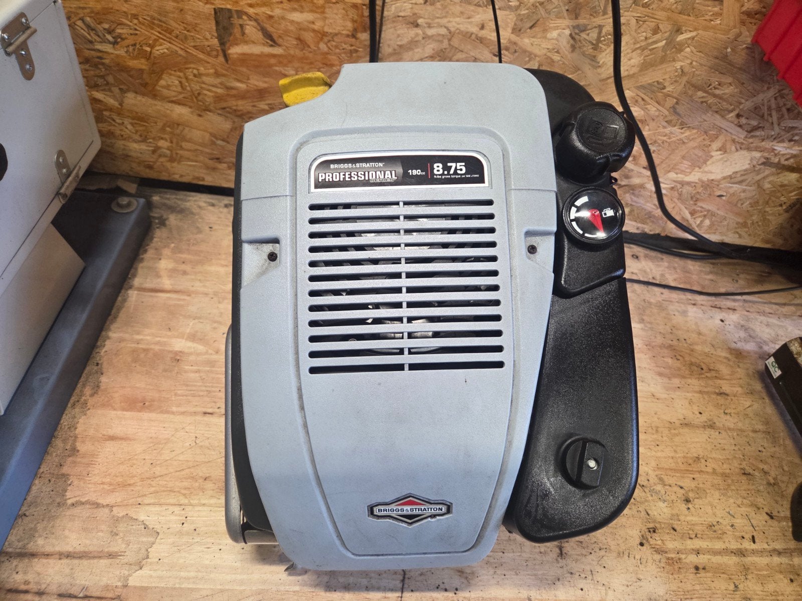 Briggs & Stratton 875 Professional Series 190cc Motor, Cirkelmaaier, Elektrische starter, Briggs Stratton, Ophalen of Verzenden