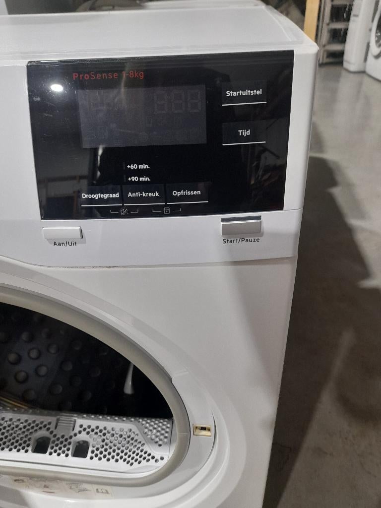 Aeg wasdroger 7000 serie, Witgoed en Apparatuur, Wasdrogers, Ophalen, 6 tot 8 kg, Zo goed als nieuw, Voorlader