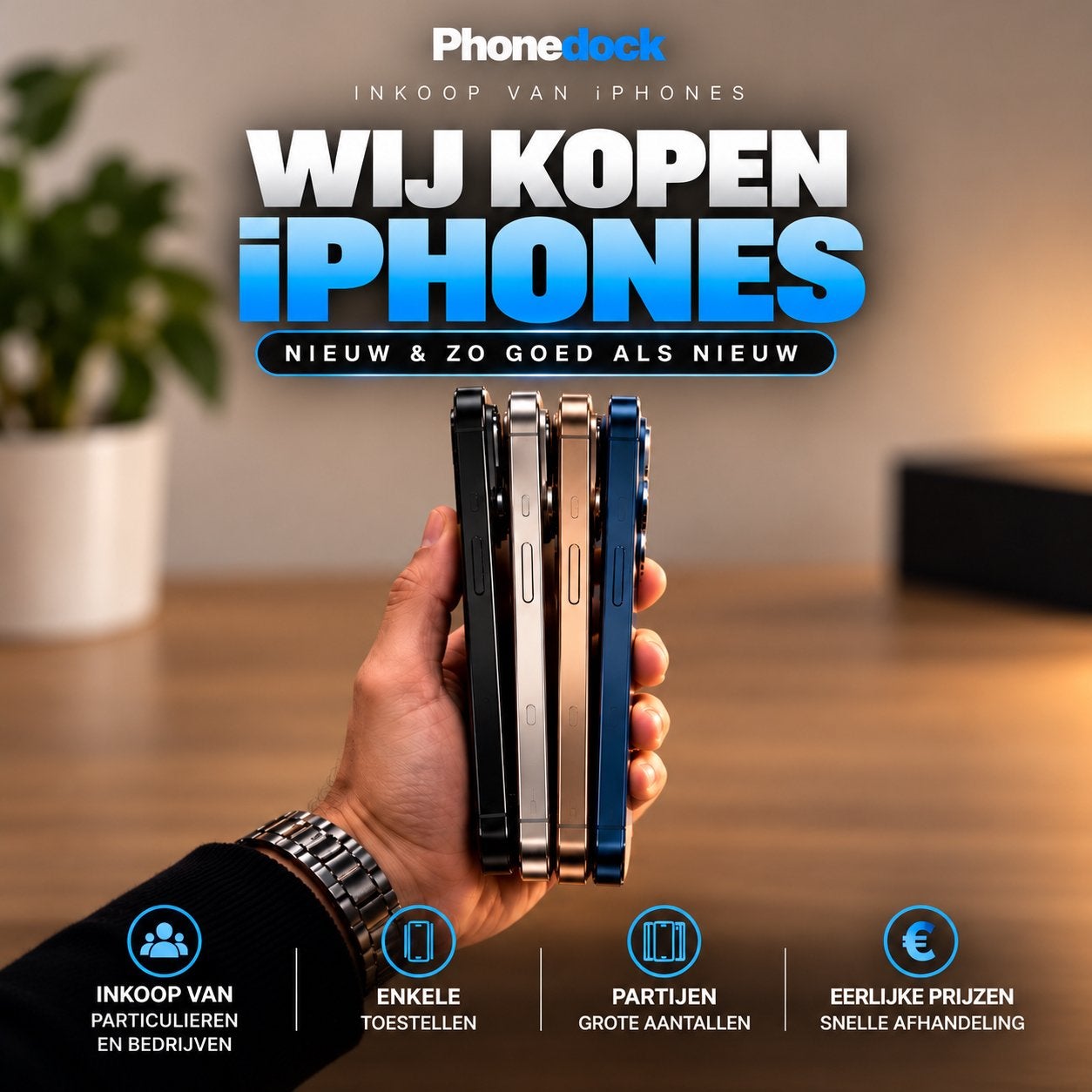 Gezocht: Apple iPhone toestellen!! Nieuw | Gebruikt, Telecommunicatie, Ophalen of Verzenden, Nieuw
