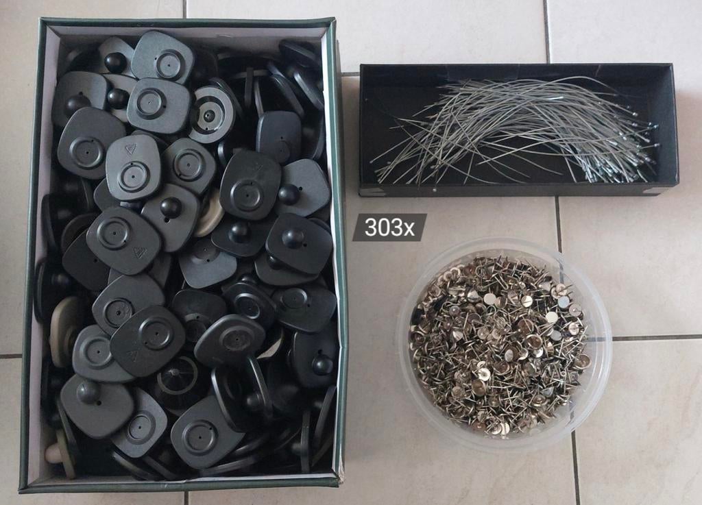 Partij verkopen! 303stuks diverse
hardtags
minitag + pinnen, Ophalen of Verzenden, Zo goed als nieuw, Overige materialen, Kinderen en Volwassenen
