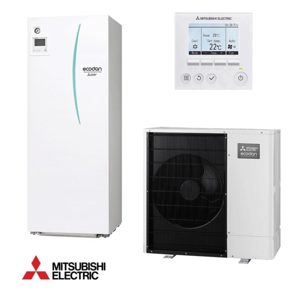 Mitsubishi ecodan Lucht-Water Warmtepomp, Overige typen, Nieuw, Ophalen of Verzenden, 60 tot 150 cm