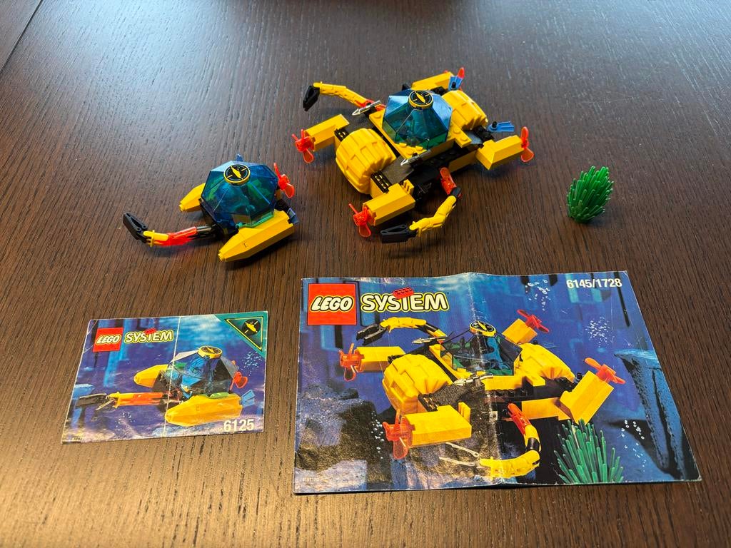 LEGO Aquanauts sets 6125 en 6145 met boekjes, Ophalen of Verzenden, Zo goed als nieuw, Complete set, Lego