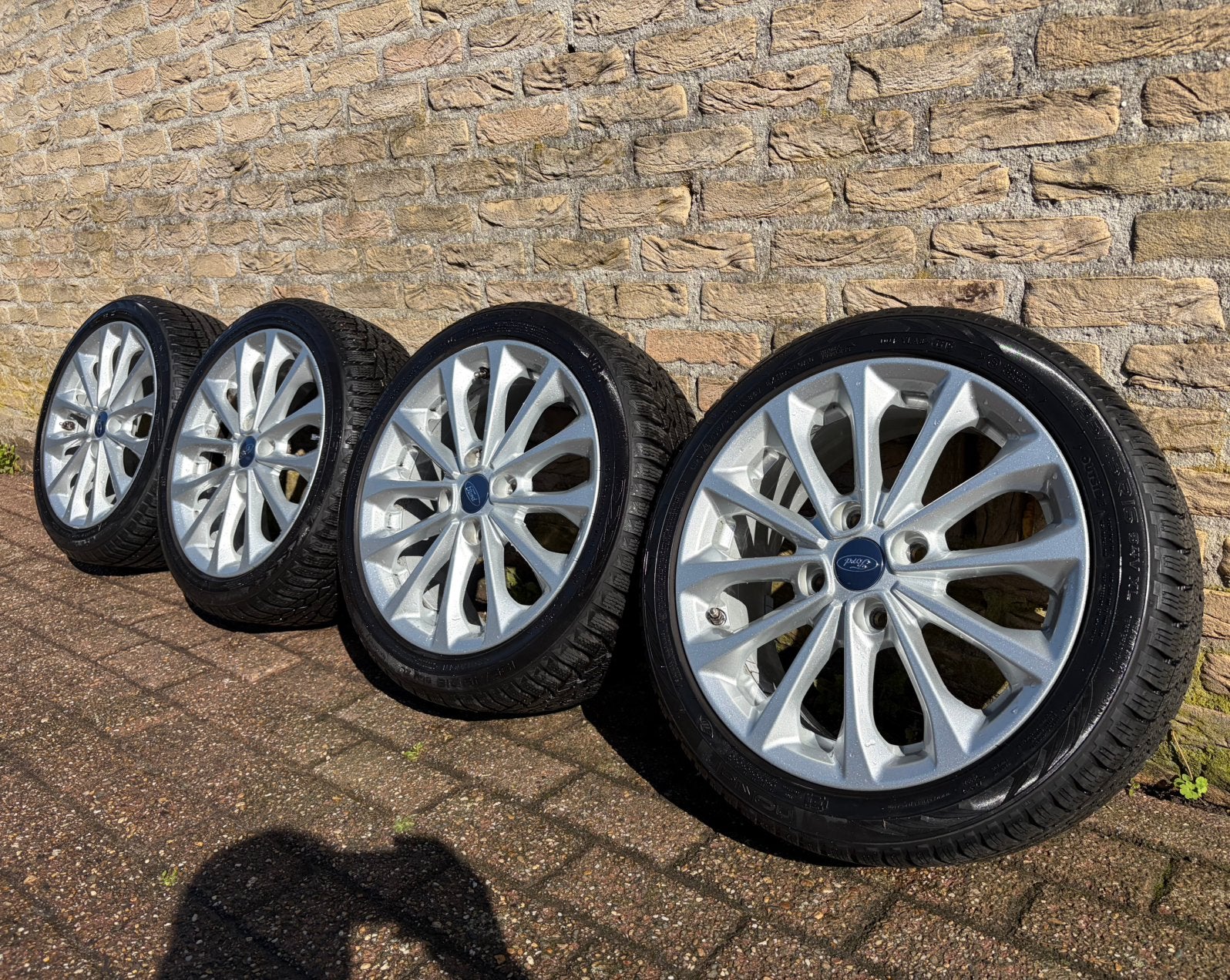 Te koop: Originele Ford Fiesta 16inch 4x108 winterset, Auto-onderdelen, Ophalen, Gebruikt, 16 inch, Banden en Velgen
