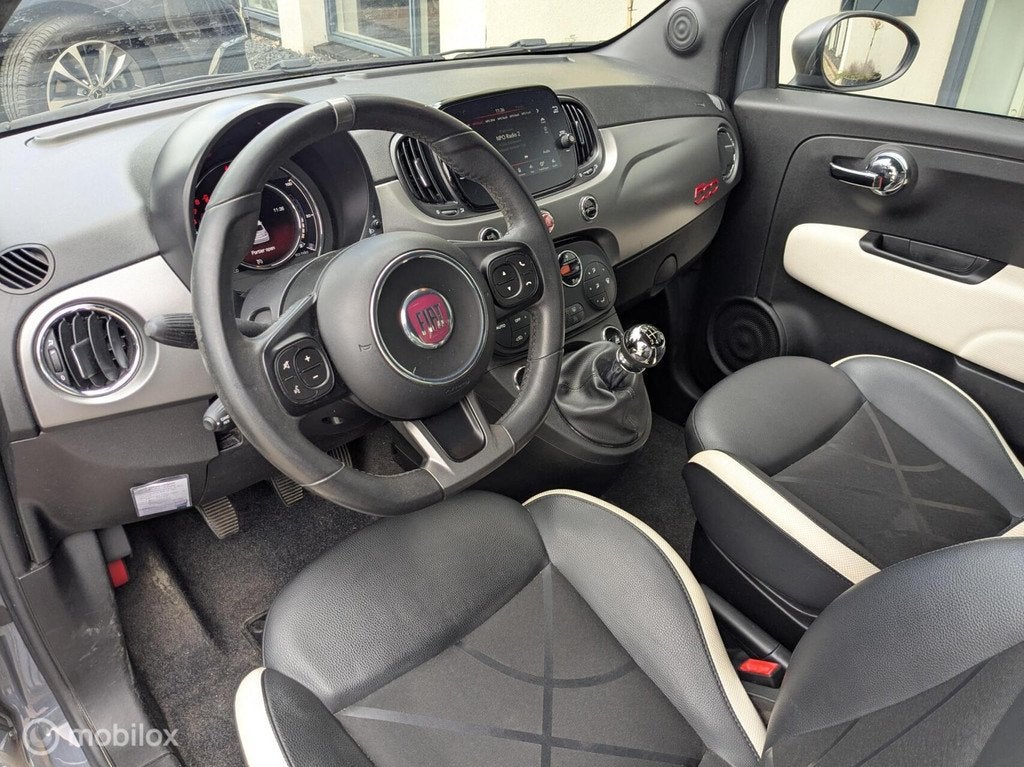 Fiat 500 0.9 105pk Turbo Sport ICE Wrap bicolore, Auto's, Fiat, Voorwielaandrijving, 905 kg, Bedrijf, Handgeschakeld