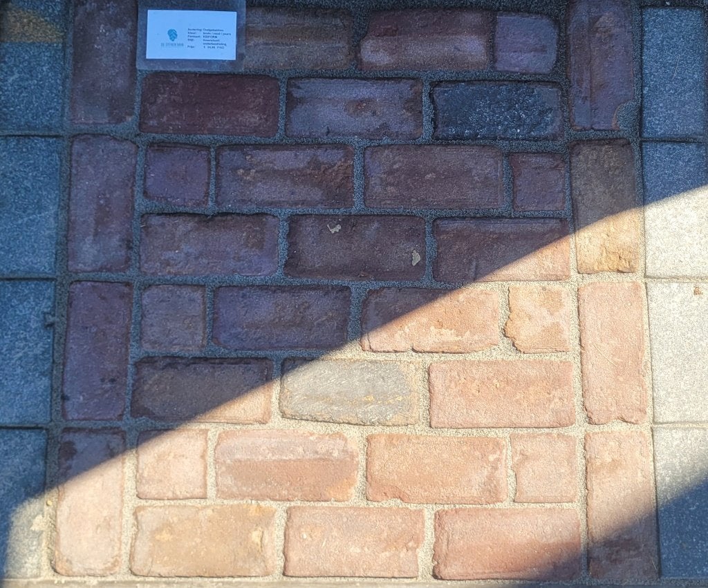 Oudgebakken keiformaat / Amersfoort, Gebruikt, Verzenden, Keramiek, Klinkers