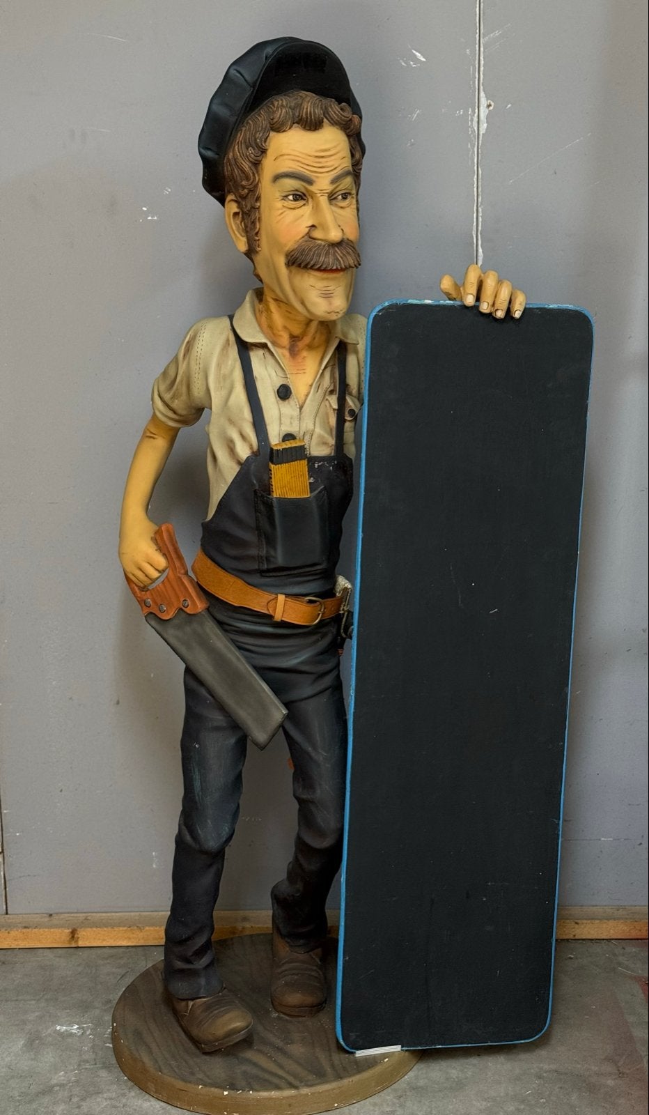 Levensgroot oud beeld van een Timmerman - Eyecatcher, Ophalen of Verzenden, Gebruikt, Mens