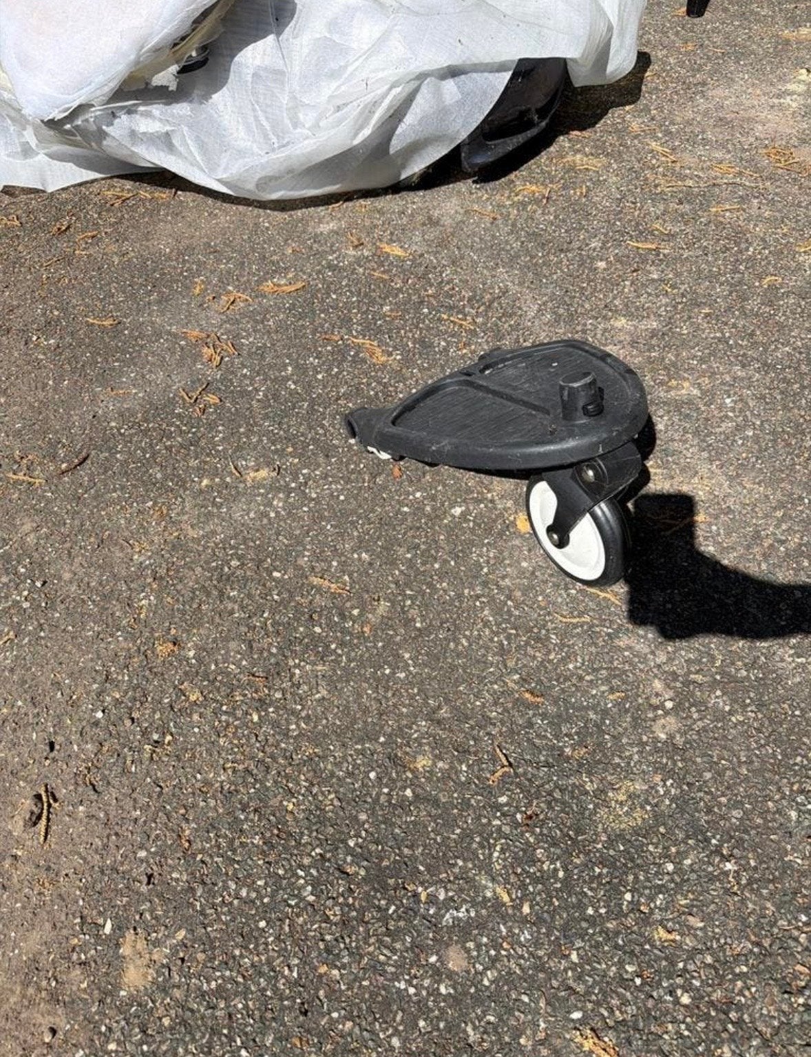 Buggy meerijdplankje met wieltje, Ophalen of Verzenden, Gebruikt