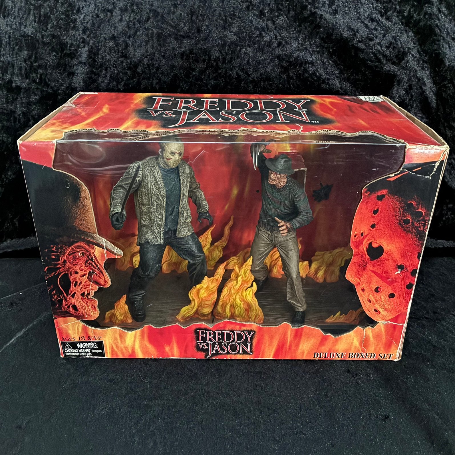 Freddy vs. Jason Deluxe Boxset (2004) - NECA, REEL Toys, Ophalen of Verzenden, Gebruikt, Film, Actiefiguur of Pop
