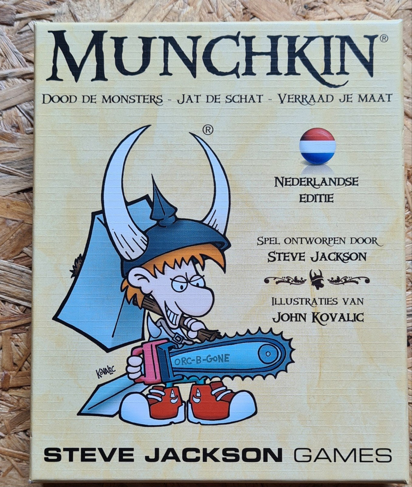 Munchkin Bordspel - Nederlandse Editie, Ophalen of Verzenden, Zo goed als nieuw, Steve Jackson Games