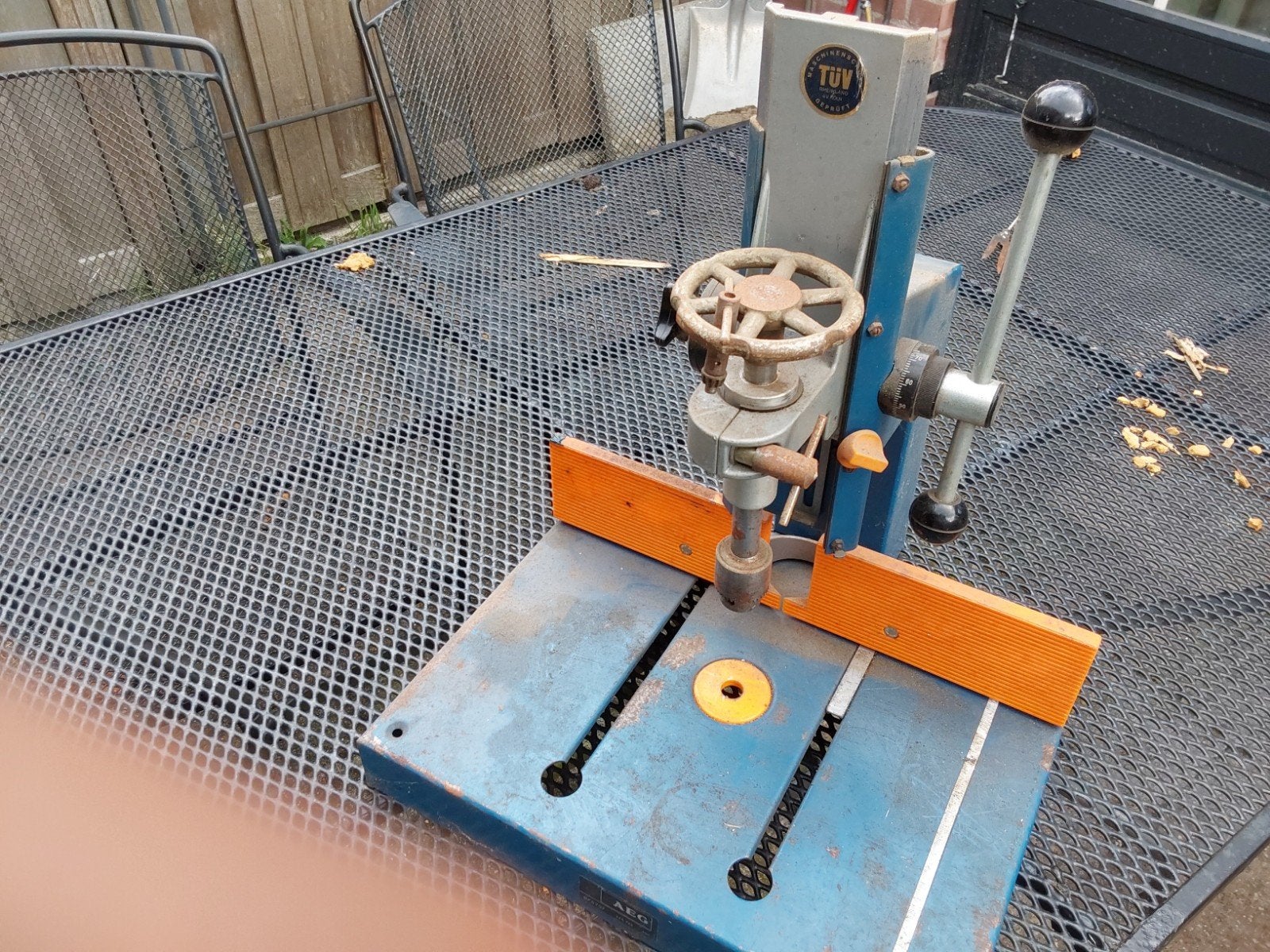 handtap standaard voor goed haaks tappen, Doe-het-zelf en Verbouw, Ophalen, Gebruikt, Kolomboormachine