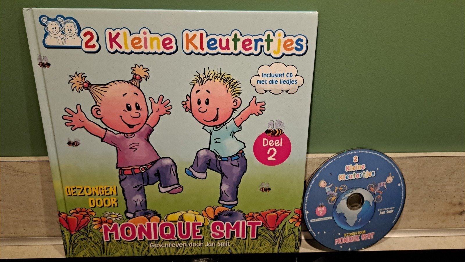 2 Kleine Kleutertjes Deel 2 - Monique Smit (CD), Inclusief boekje, Tot 2 jaar, Ophalen of Verzenden, Zo goed als nieuw