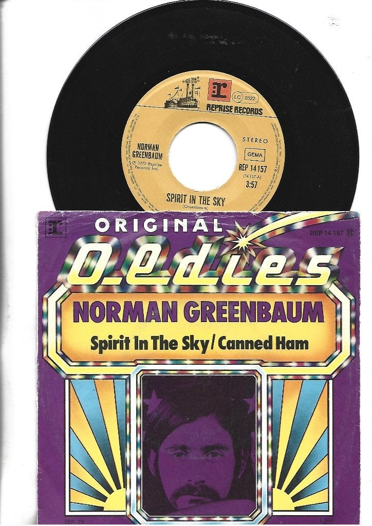 NORMAN GREENBAUM SINGLE 7" SPIRIT IN THE SKY 1973, Cd's en Dvd's, Vinyl Singles, Fotohoes, 7 inch, Ophalen of Verzenden, Zo goed als nieuw