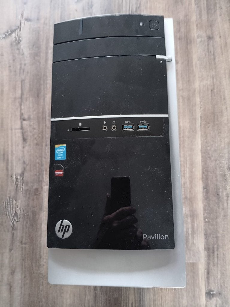pc kast HP Pavilion met moederboard, Ophalen, Gebruikt