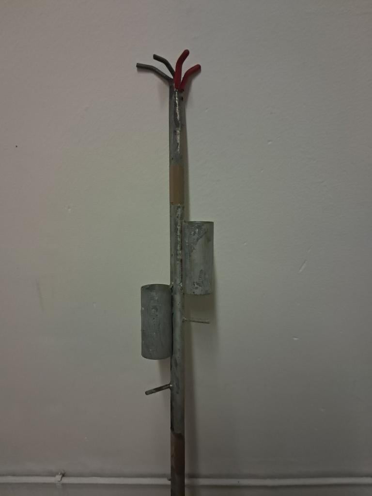 Zeevis hengelsteun 2x, Ophalen, Handgemaakt, 1 meter - 2 meter, Beeld