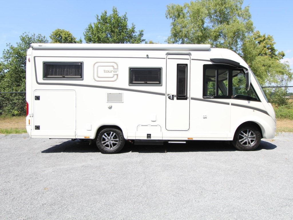 Carthago C-Tourer 141 LE, Caravans en Kamperen, Campers, Ringverwarming, Fiat, Luifel, 6 tot 7 meter
