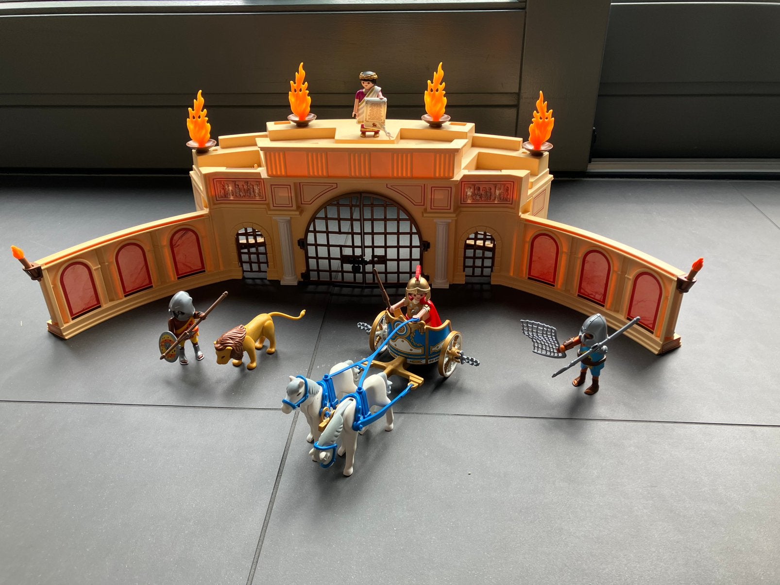 Playmobil History Romeinse Arena 5837, Kinderen en Baby's, Gebouw, Complete set, Zo goed als nieuw, Historisch