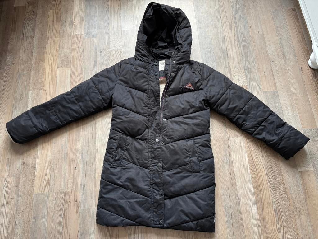Winterjas van America Today maat 146 zwart, Ophalen, Zo goed als nieuw, Zwart