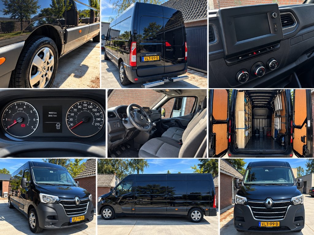 Renault Master GB 2.3 dCi 135pk L3h2 T35 FWD 2021 Zwart, Voorwielaandrijving, Dealer onderhouden, 4 cilinders, Renault