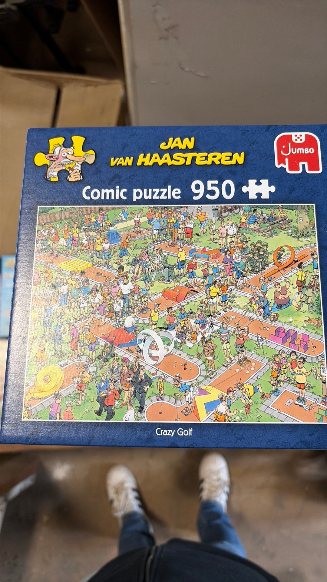 Jan van Haasteren crazy golf 950, Hobby en Vrije tijd, Denksport en Puzzels, Ophalen of Verzenden, 500 t/m 1500 stukjes, Zo goed als nieuw