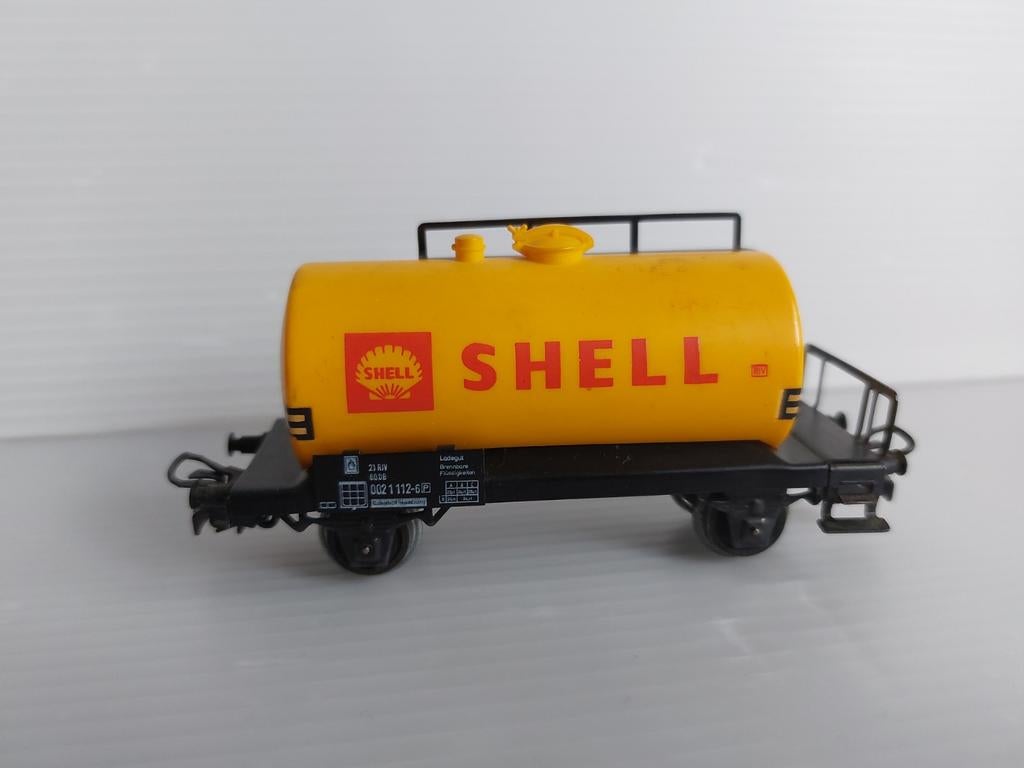 Märklin H0 Shell tankwagon reclamewagon, Wisselstroom, Gebruikt, Wagon, Ophalen of Verzenden