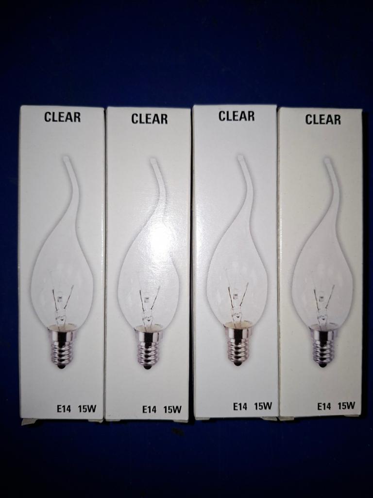 Tipkaars E14 15W Helder Dimbaar Gloeilamp voor Kroonluchter, Ophalen of Verzenden, Nieuw, Klassiek, Decoratief