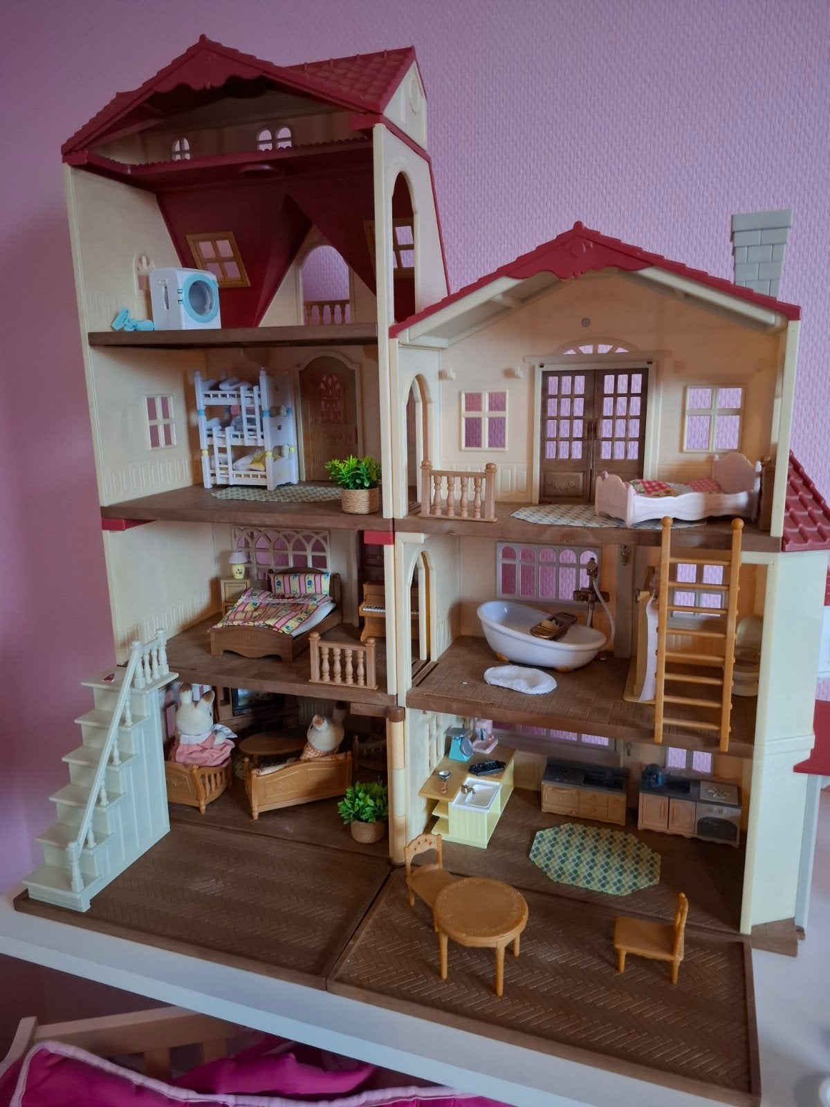 familie sylvanian poppenhuis, Ophalen, Zo goed als nieuw, Poppenhuis
