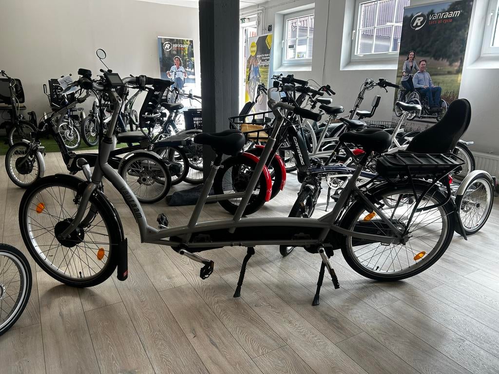 Van Raam Twinny Duofiets - Elektrisch, 8 versnellingen, Fietsen en Brommers, Fietsen | Tandems, 51 tot 55 cm, Ophalen, Zo goed als nieuw