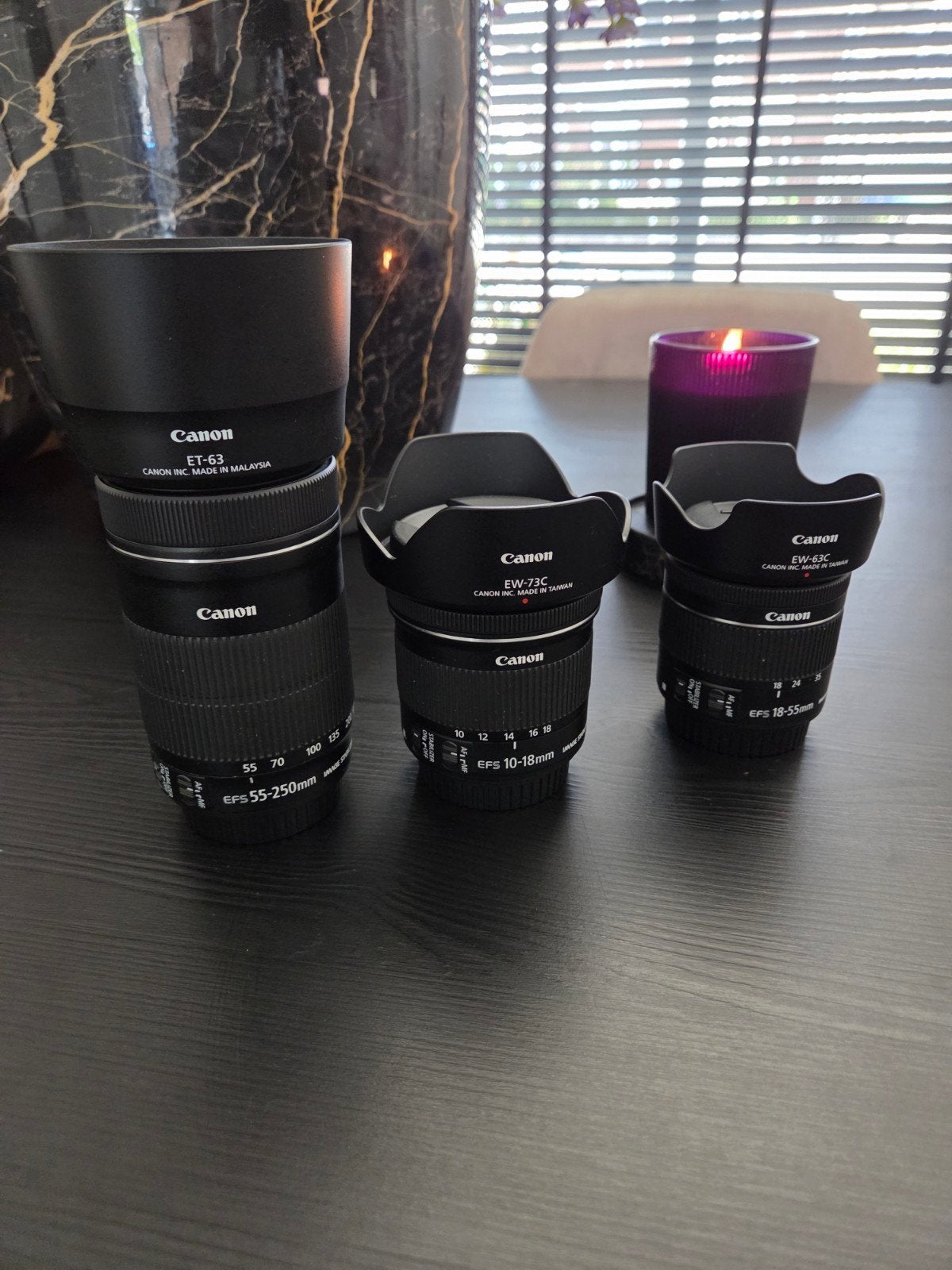 Canon EF-S Lensenset (3 lenzen) | Compleet | Nieuwstaat, Audio, Tv en Foto, Fotografie | Lenzen en Objectieven, Macrofunctie, Canon