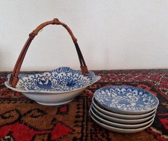 Phoenix Bird / Blue & White Phoenix Servies, Ophalen, Gebruikt, Overige typen, Overige stijlen