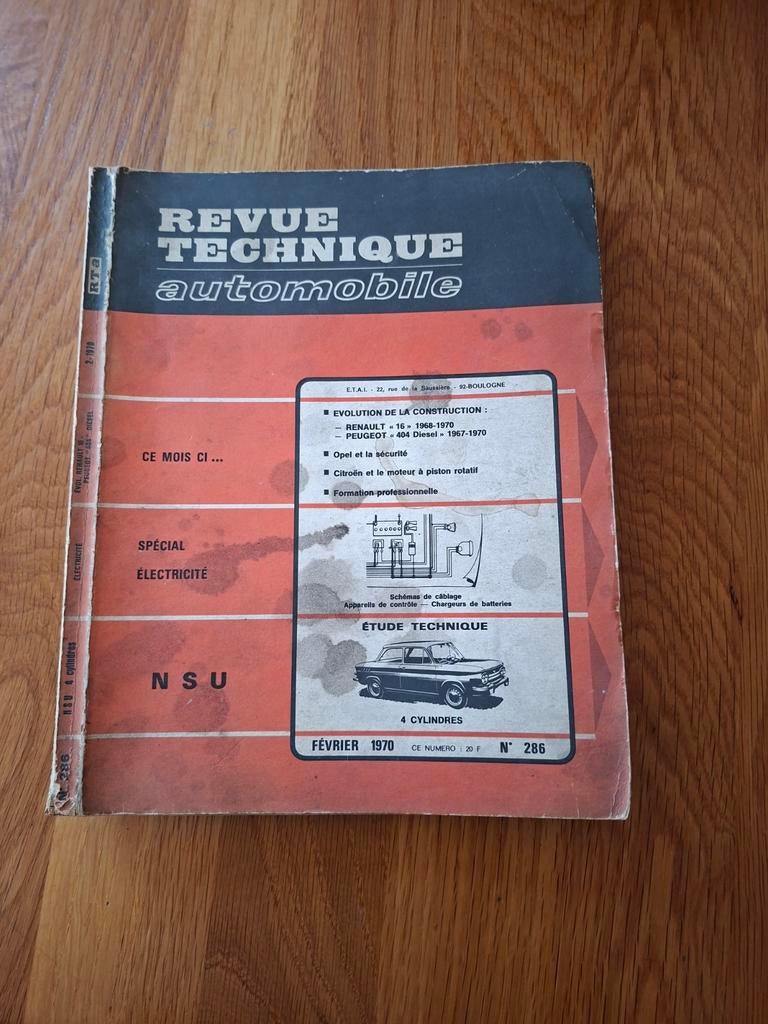 Reparatieboek Frans NSU 1000 TT en 1200 - Goede staat, Ophalen of Verzenden, Zo goed als nieuw, Overige merken