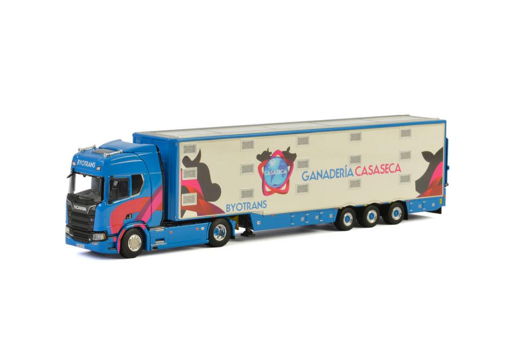 Ganadería - Scania R Highline met Vee-Oplegger - WSI 1:50, Hobby en Vrije tijd, Modelauto's | 1:50, Ophalen of Verzenden, Nieuw