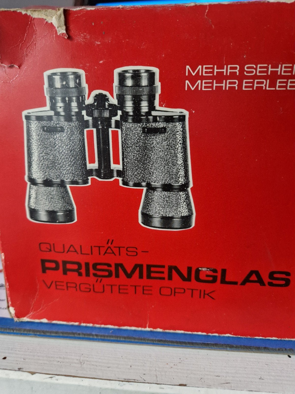 Kwaliteits-Prismenglas 8x40 verrekijker met hoes, Ophalen, Gebruikt, Porro (met knik), 8 tot 12x