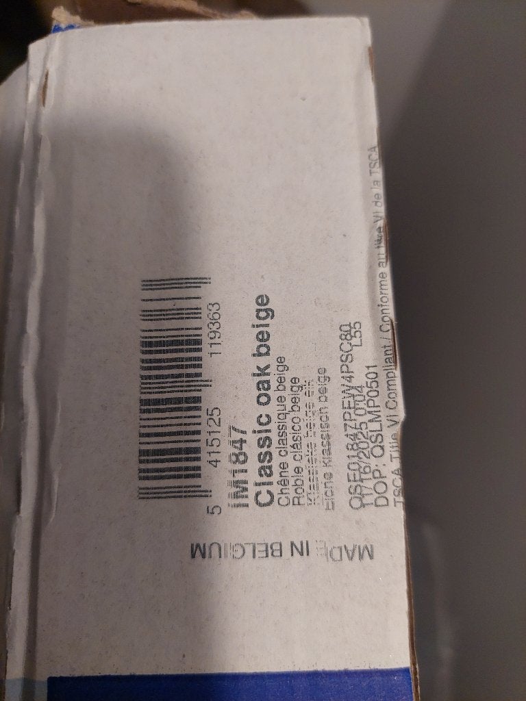 Quick step laminaat, Ophalen, 50 tot 150 cm, Nieuw, Minder dan 5 m²