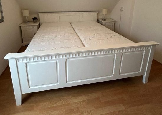 Slaapkamer koloniaal wit, Ophalen, Verstelbaar, Wit, Koloniaal