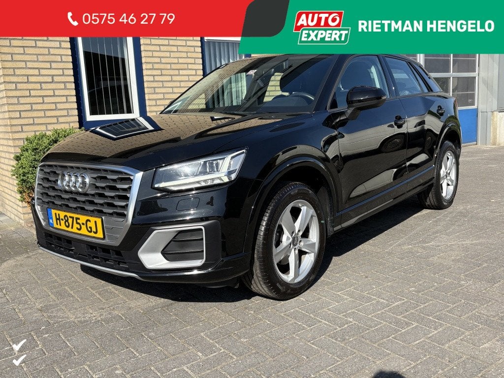Audi Q2 30 TFSI Sport TREKHAAK-NAVI-CRUISE -12 MND MOBILITEI, Dealer onderhouden, Gebruikt, 116 pk, Zwart