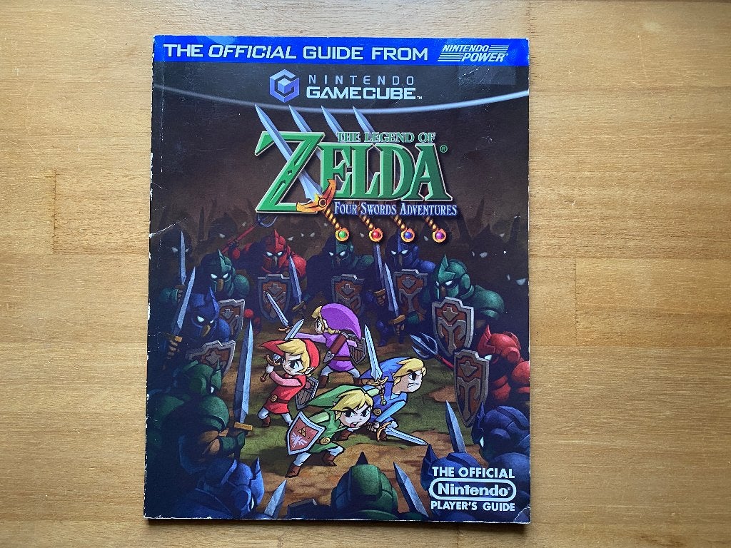 Zelda four swords gamecube strategy guide, Avontuur en Actie, Ophalen of Verzenden, Zo goed als nieuw, 3 spelers of meer