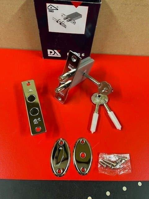 Penslot (en) met 3 sleutels (p/s) en sluitkom NIEUW in doos., Zilver, Overige thema's, Nieuw, Overige merken