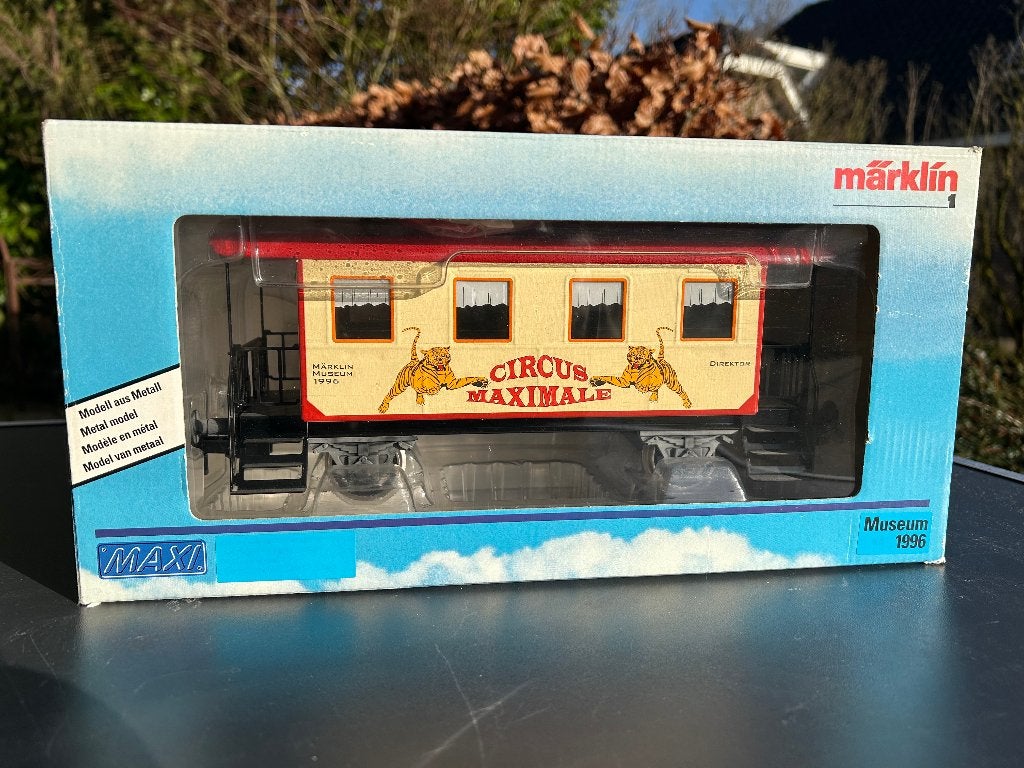 Marklin Spoor 1 54704 Museumwagen 1996 Circus Maxi Dompteur, Wisselstroom, Ophalen of Verzenden, Märklin, Nieuw