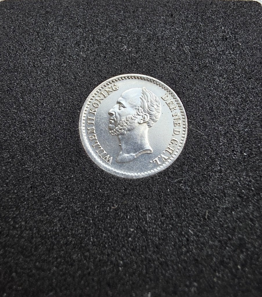 TOPKWALITEIT - 10 CENT 1849 - UNC, Zilver, Ophalen of Verzenden, 10 cent, Losse munt