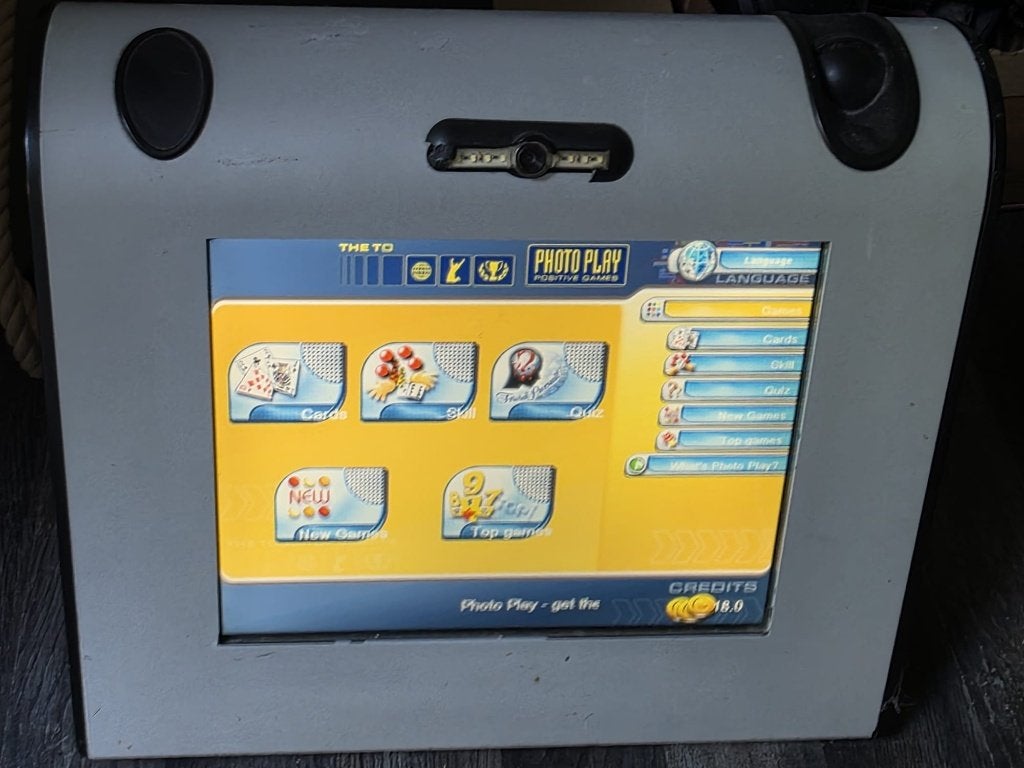 Photo Play Arcade Game - Interactieve Entertainment, Verzamelen, Euro, Ophalen, Gebruikt, Met sleutels