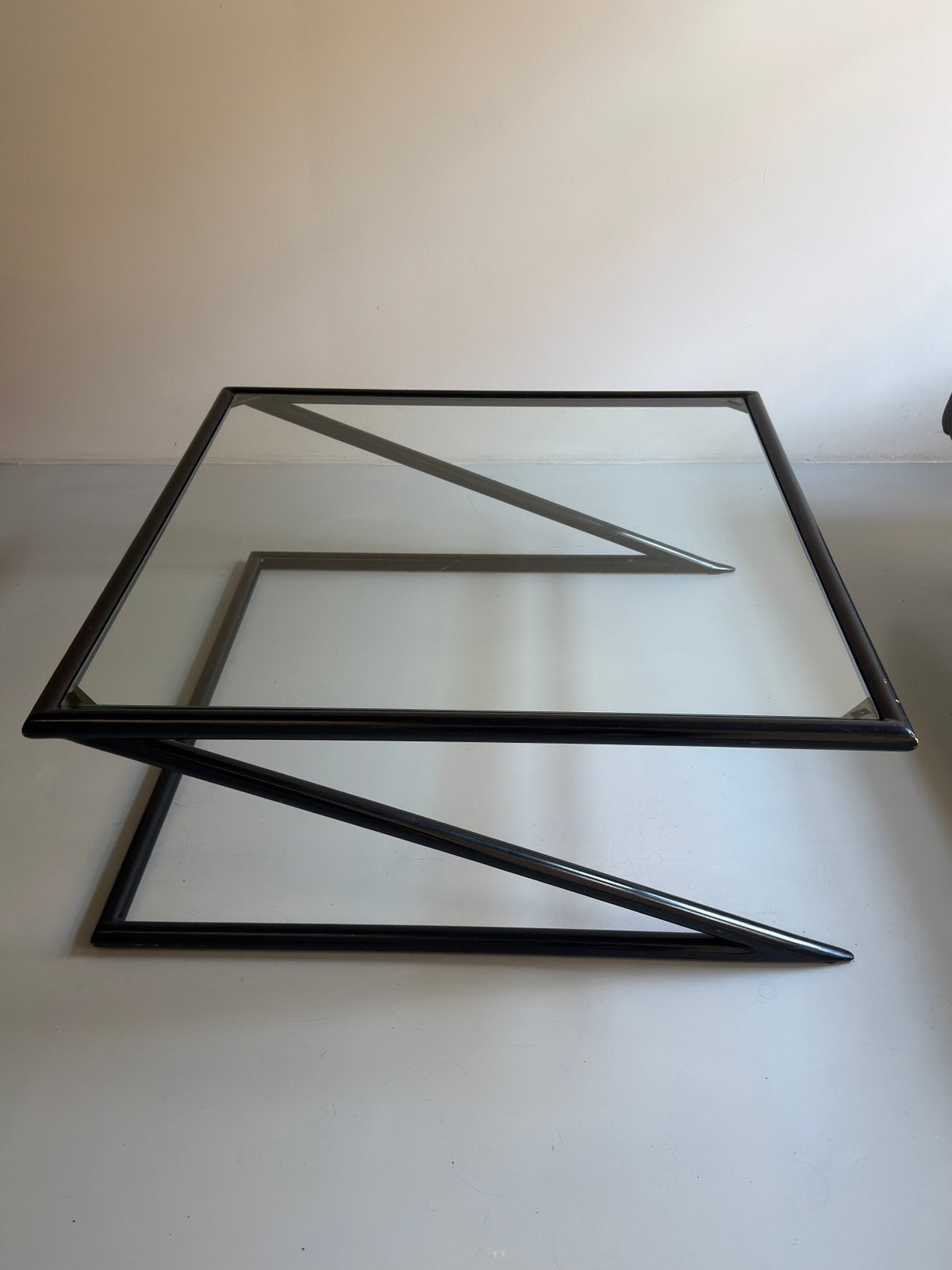 Harvink, jaren 80 - Model Z salontafel, Ophalen, Gebruikt, 50 tot 100 cm, Vierkant