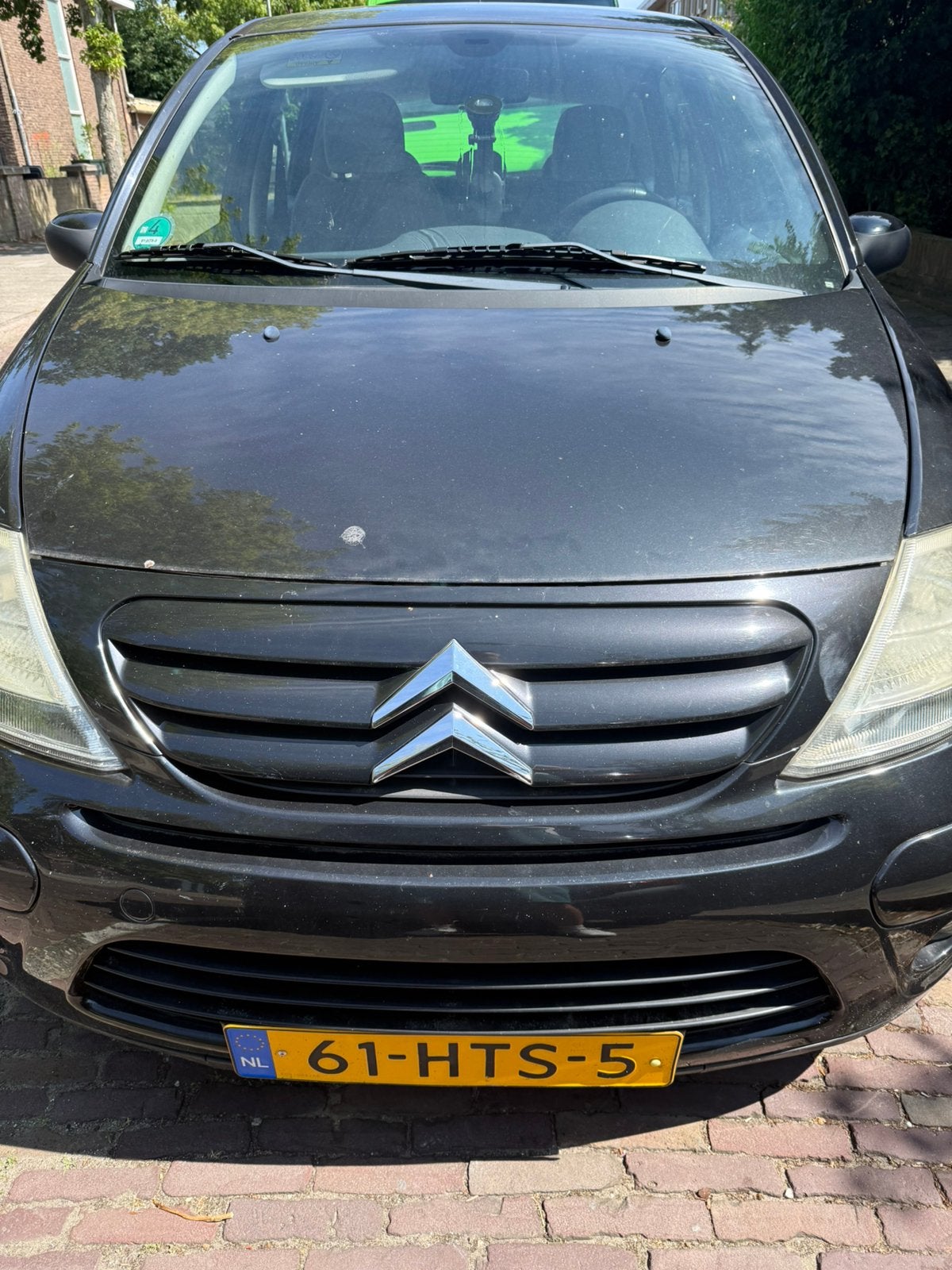 Citroën C3 1.4 I 16V 2009 Zwart, Auto's, Parkeersensor, 4 cilinders, Zwart, Origineel Nederlands