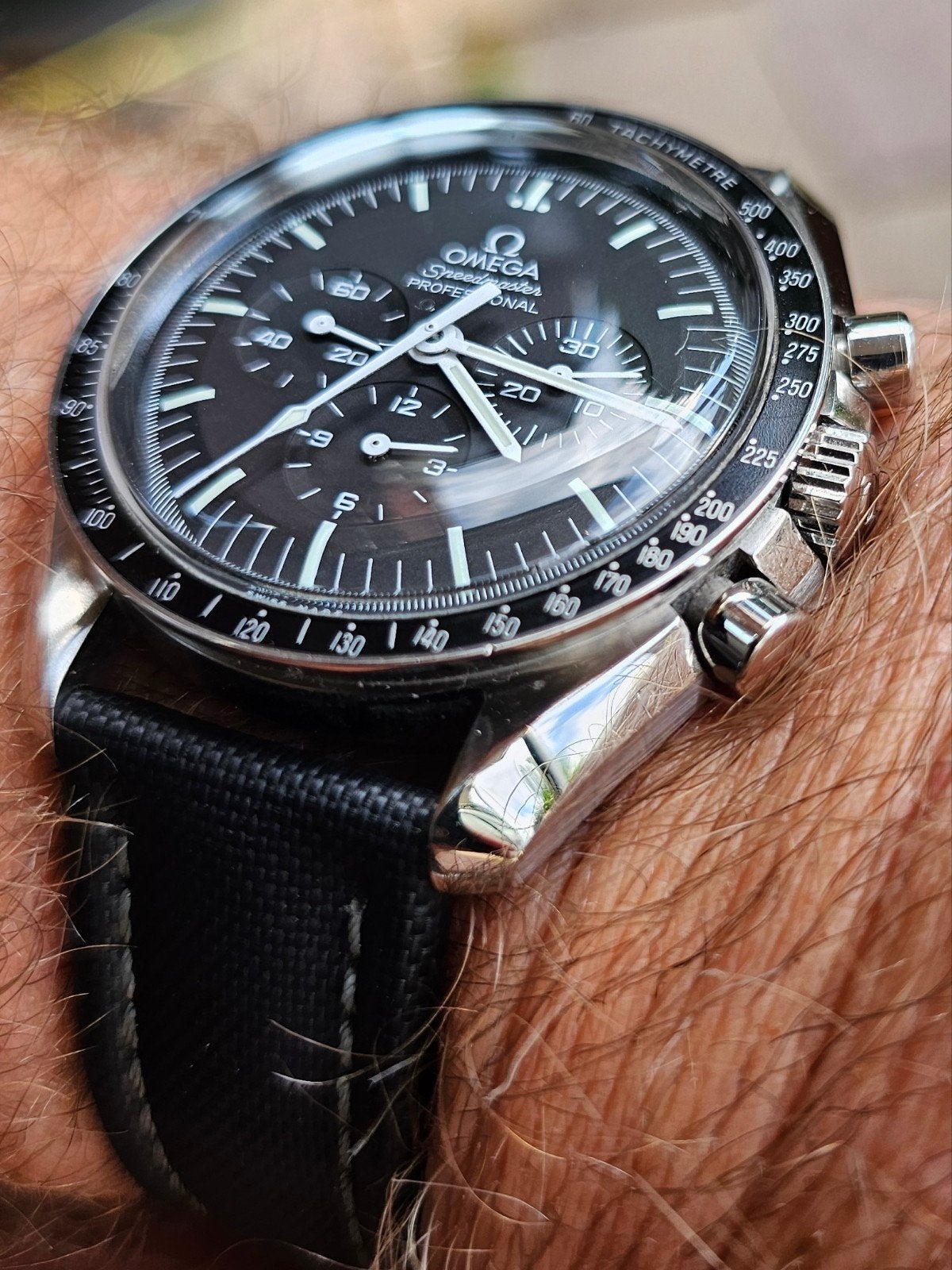 Omega Speedmaster Professional Moonwatch, Ophalen of Verzenden, Zo goed als nieuw, Staal, Omega