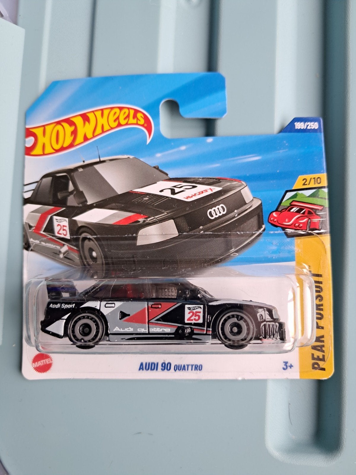 Hot Wheels Audi 90 Quattro zwart nieuw in verpakking, Hobby en Vrije tijd, Ophalen of Verzenden, Nieuw, Auto